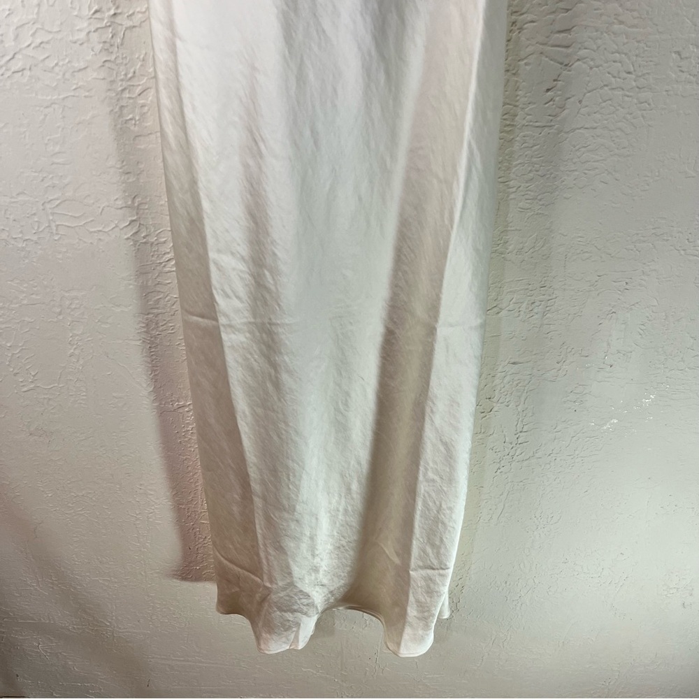 The A&F Julia Slip Cowl Back Bow Maxi Dress in Pearl White - Picture 7 of 15